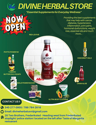 Divine Herbal Store Flyer - Now Open Flyer 2