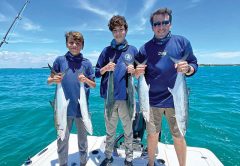 Eric and his boys had a blast catching sharks, jacks and macks with Capt. Glyn Austin of Going Coastal Charters.