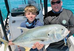 Eric and his boys had a blast catching sharks, jacks and macks with Capt. Glyn Austin of Going Coastal Charters.