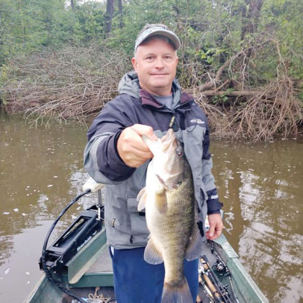 Aaron with a nice Flint River shoal bass. More about him and that river coming soon...