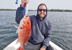 Bay snapper aboard the C-note boat.