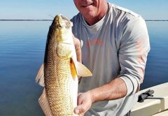 Bryan Ferns of Panama City with a nice red on a beautiful day.