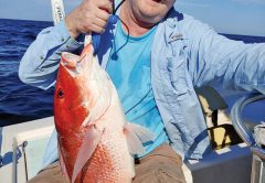 Butch gutted it out all day and hauled his snapper home. He’s one tough hombre!