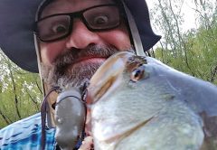 C-note with a 5 pounder that ate a Spro Frog.