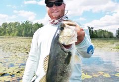 CJ with a stud Seminole bass.