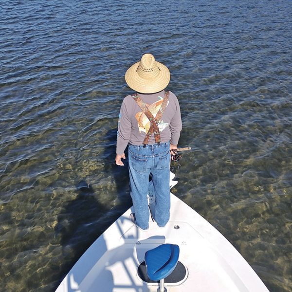 Capt Stan Cooper on point in East Bay.