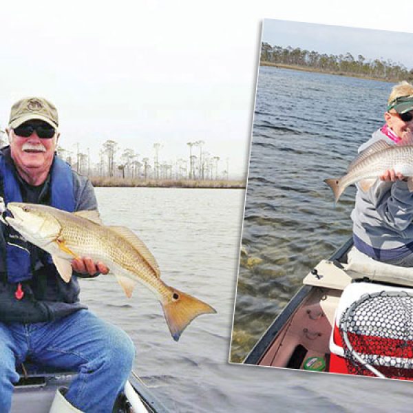 Capt Stan of Shortwater Charters fame continues to put it to reds on the flats with his lovely wife Georgia.
