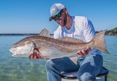 Capt. Jordan Todd with a beast red.