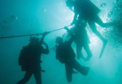 Capt. Tew’s crew on the ascent