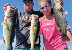 Chase and Brittany Crowe haulin’ in some nice bass.