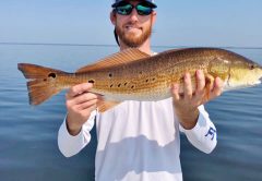 Chris Rushing of Howell Tackle can slay the redfish