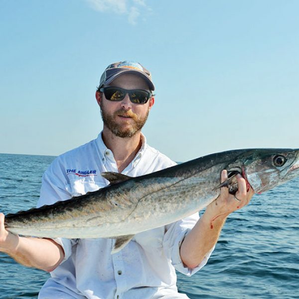 Coastal Angler Magazine’s Nick Carter with a nice king.