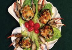 CRAB STUFFED PORTABELLAS