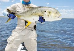 David Mills battled this Panama City jack on light tackle and won...it doesn’t always go down that way with these bruisers!