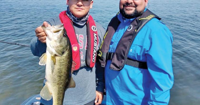 Elijah and Carlos came from TX to visit some Seminole bass with Capt. C-note.