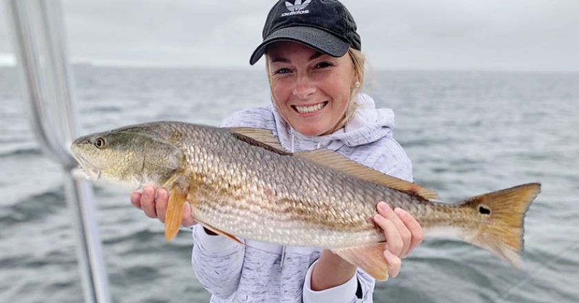 Even in the least favorable conditions, a good guide like Garrison Rosie with Reel Rosie Inshore Charters can make the magic happen.