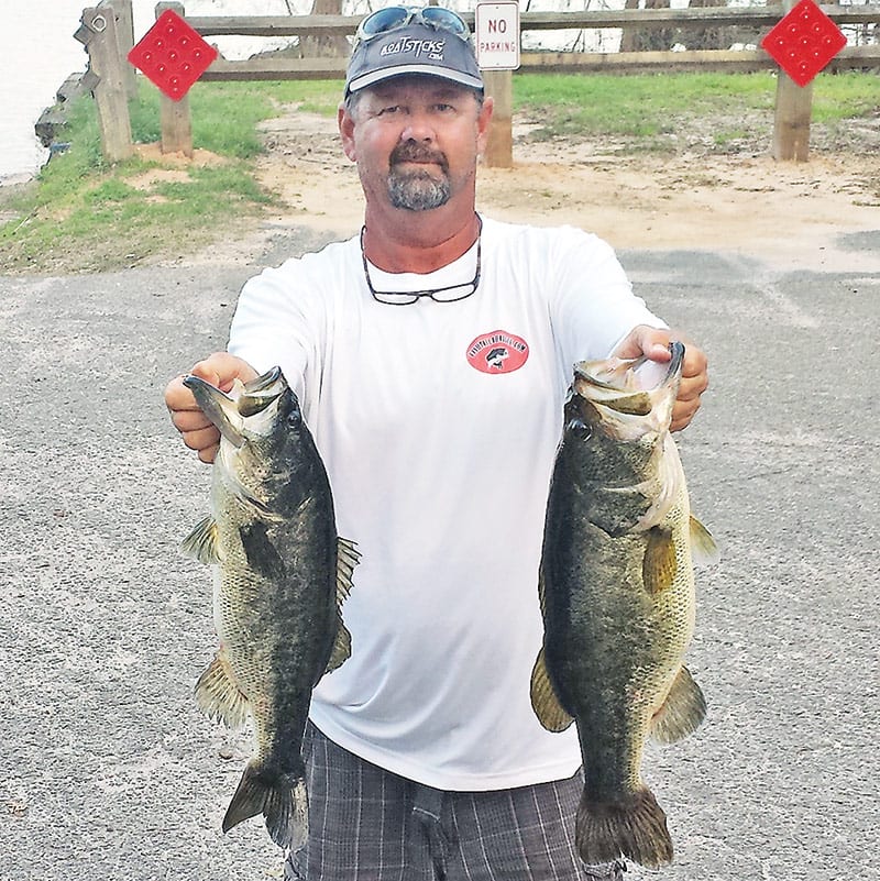 Fishtallahassee Guide JR with some nice Jackson bass.