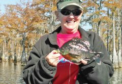 Georgia with a fine bream from the Carter’s Tract.