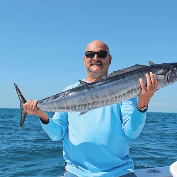 Ed from California Customs with a solid wahoo