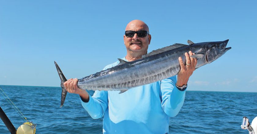 Ed from California Customs with a solid wahoo