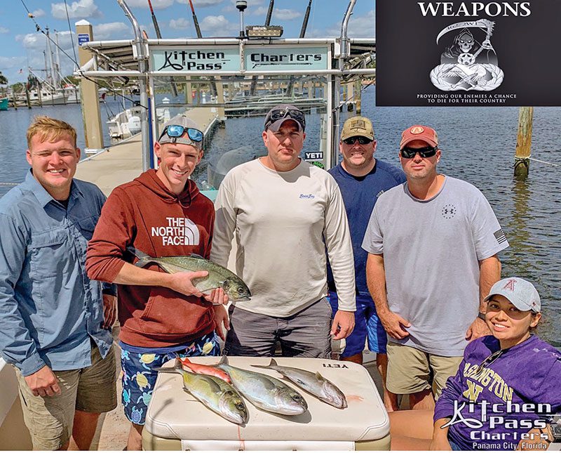 JT Thomas and crew aboard the Kitchen Pass.