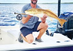 Jarret Johnson with a fine Destin redfish.