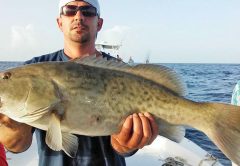 Jason Hewett with a nice gag fishing with Capt. Jason.