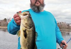 Jason from KY on a guided Seminole bass trip with C-note Charters.