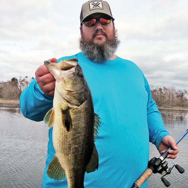 Jason from KY on a guided Seminole bass trip with C-note Charters.