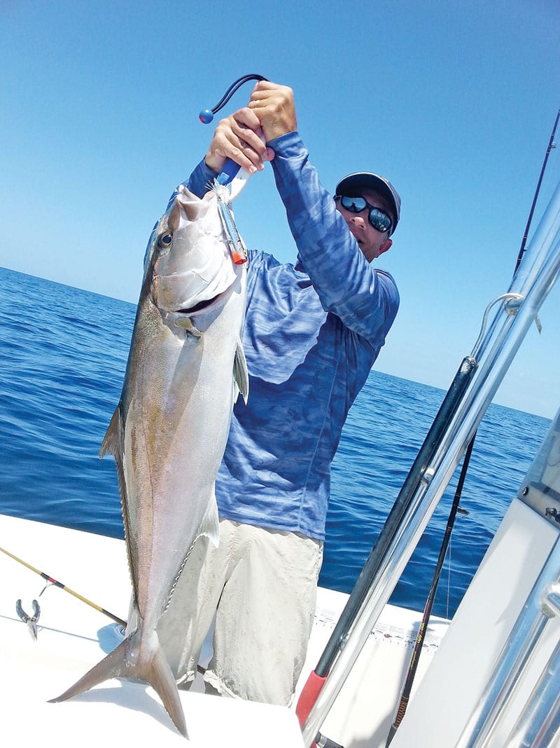 John from Valdosta, GA bagged this AJ on a Chug Bug surface lure. That’s exciting!