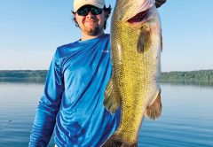 Joshua Griffin out with Capt. Paul Tyre on a Lake Seminole Fishing Adventure.