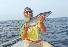 Justin came back to PC this year for more Gulf fishing action.