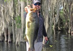 Kyle Pridgen’s 9 lb. 11 oz. Gap Lake toad.