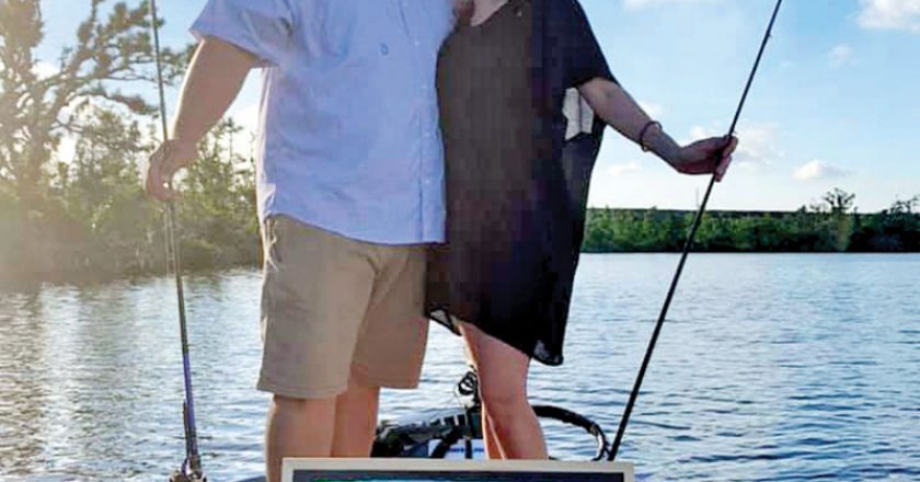 Kyle and Leeah Pridgen are expecting a little fishing buddy soon. Congrats!