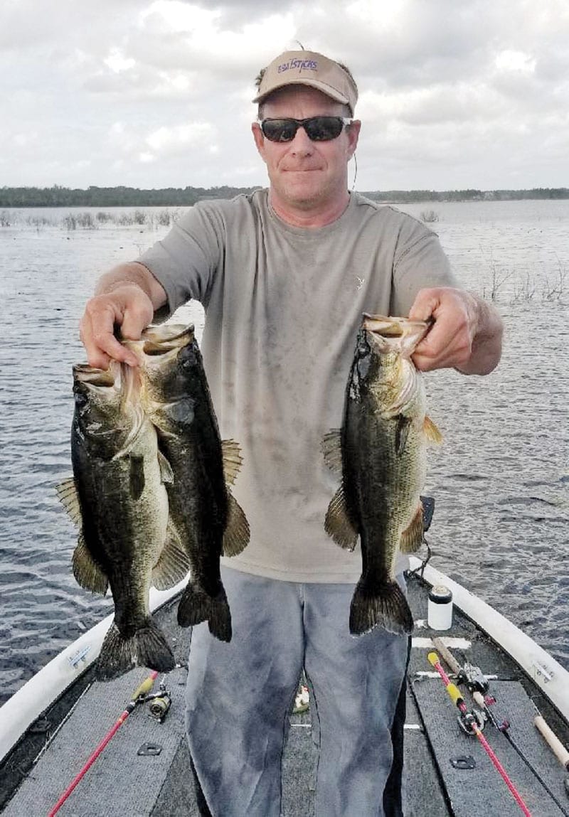 Myles Gardner caught 35 bass with fishtallahasse guide service during Christmas break.