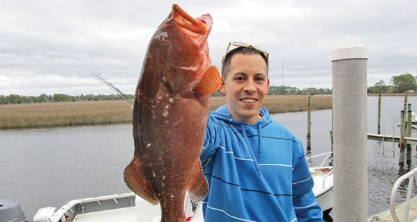 Red Grouper caught by Deven Warez.