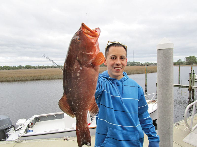 Red Grouper caught by Deven Warez.