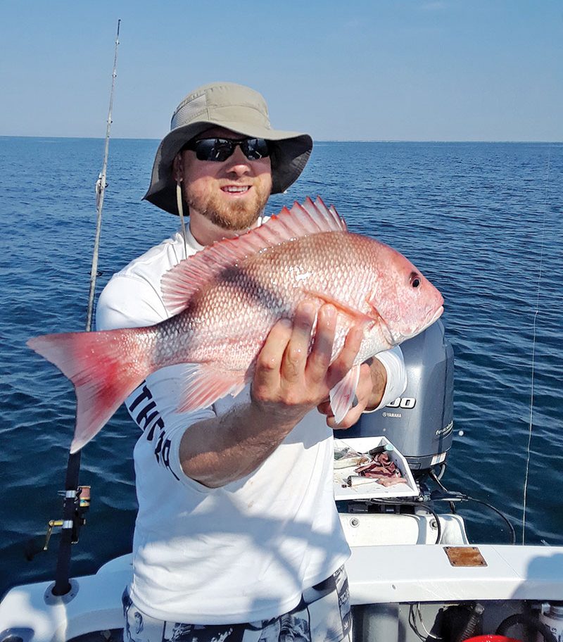 Red snapper caught by Tom McClusky.