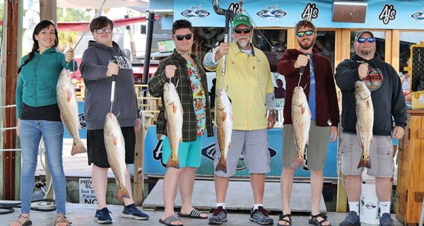 Reds, reds and more reds during the 2019 Destin Fishing Rodeo. Don’t miss the action next October!