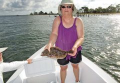 Southern flounder caught by Robin Squires.