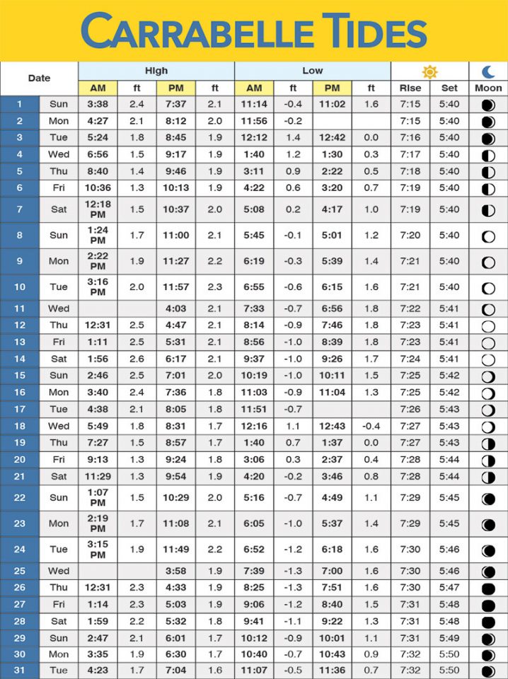 Coast Tide Charts December 2019 Coastal Angler & The