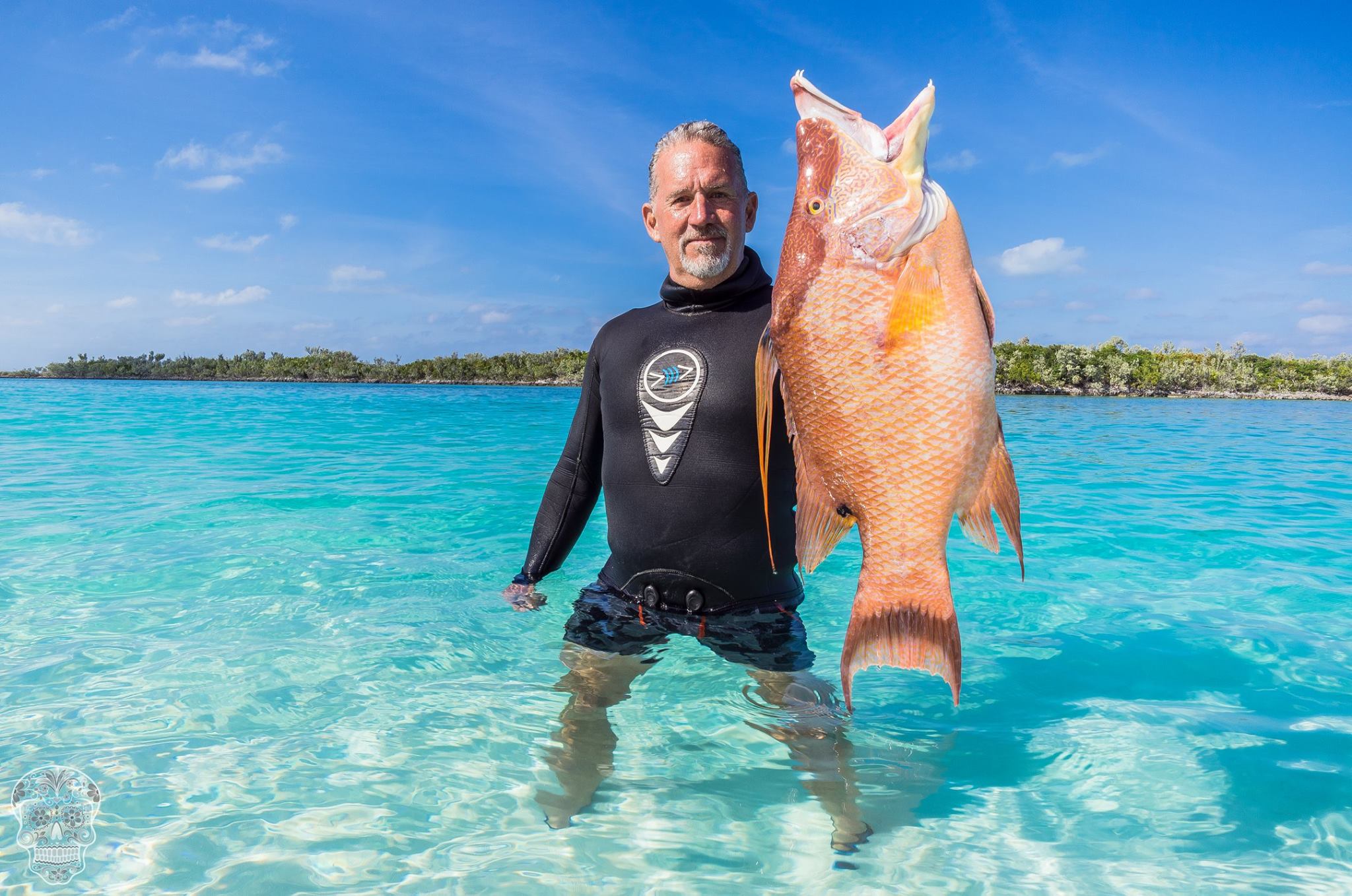 Jake showing off his Hog-Fish at Double Breasted, Bahamas | Coastal