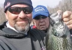 Tricky and I on a recent trip to Lake Seminole.