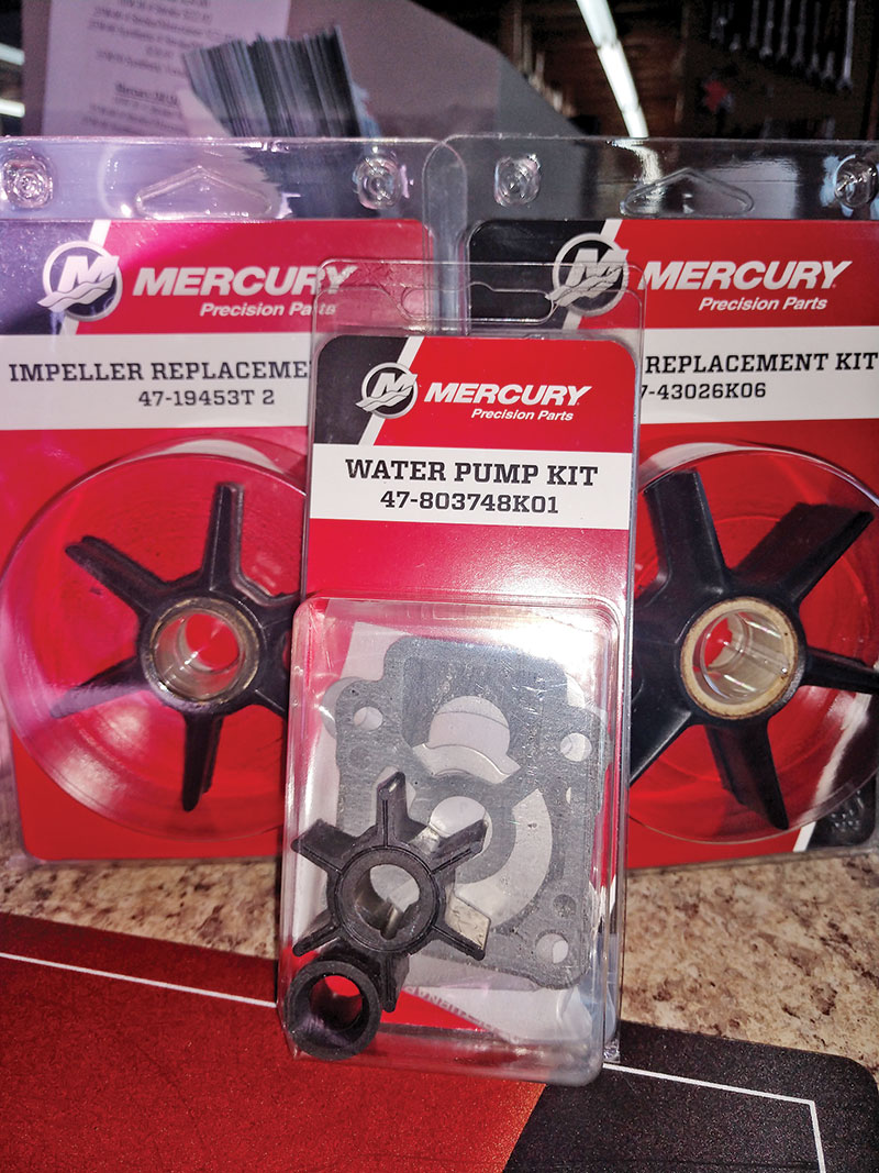 Water pump impeller kits.