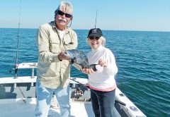 Winter Black Bass taken by Mary Johnson.