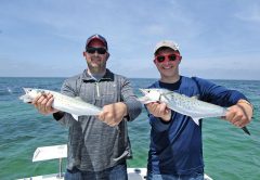 Winter Spanish caught by Robert Klein and Jim Short with Capt. Chester Reese.