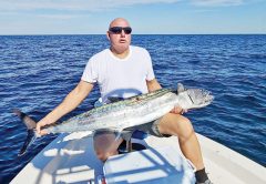 Glenn Hoflund with his 58½ inch kingfish.
