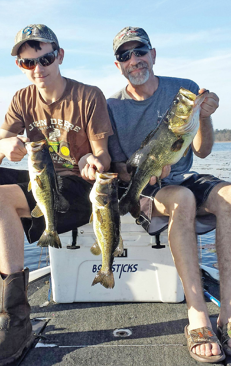 Ben & Alan Bechon from MI caught these nice bass with FishTallahassee 