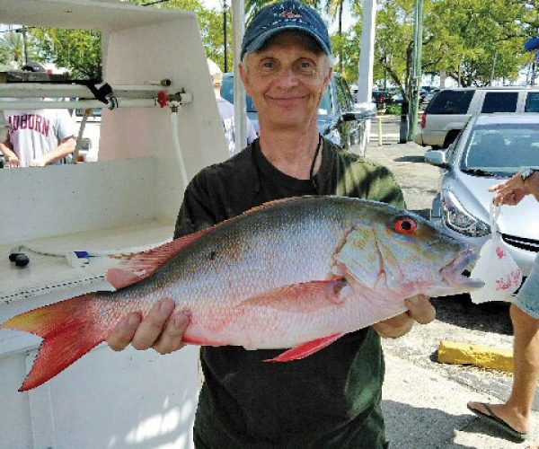 George with a nice mutton snapper