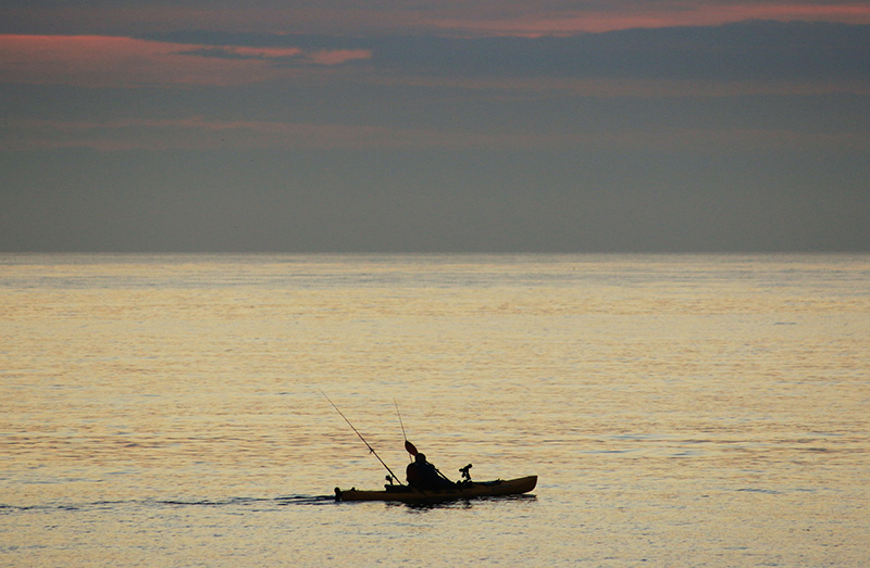 kayak fishing: warming up for spring coastal angler